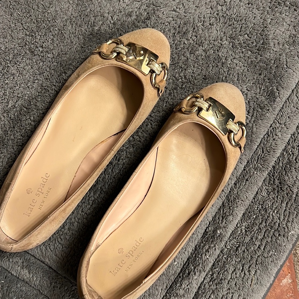 Suede Kate spade flats